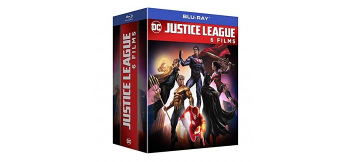 Fnac: Coffret Blu-Ray 6 films Justice League à 19,99€