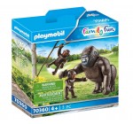 Amazon: Playmobil Gorille avec Ses Petits - 70360 à 10,33€