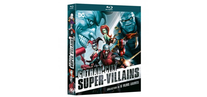 Amazon: Coffret Blu-Ray 6 films DC Gotham Super-Villains à 22,34€