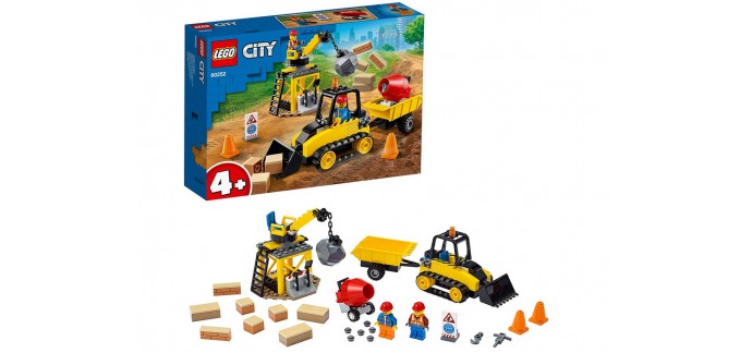 Amazon: LEGO City Super véhicules Le chantier de démolition - 213 pièces, 60252 à 18,99€