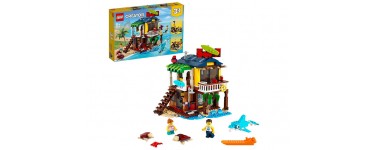 Amazon: LEGO Creator 3-en-1 La Maison sur la Plage du Surfeur -31118 à 46,99€