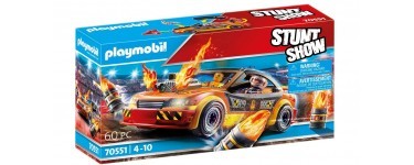 Amazon: Playmobil Stuntshow Voiture Crash Test avec Mannequin - 70551 à 12,25€