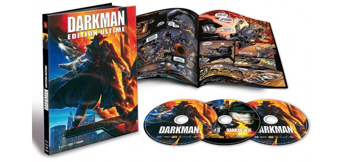 Amazon: Coffret Blu-Ray Darkman - Edition Ultime à 16,99€