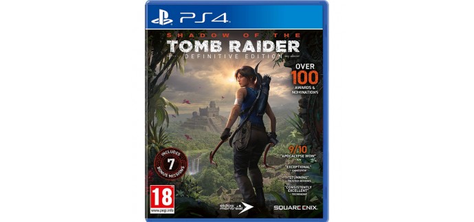 Amazon: Shadow of the Tomb Raider: Definitive Edition sur PS4 à 16,93€