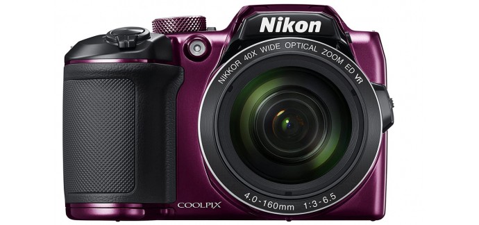 Amazon: Appareil photo Nikon Coolpix B500  - Violet à 249€