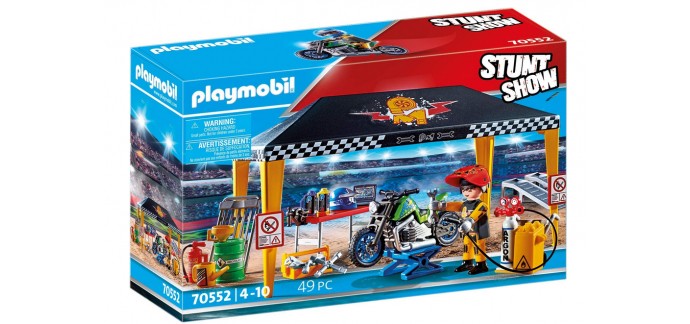 Amazon: Playmobil Stuntshow Atelier de réparation - 70552 à 12,54€
