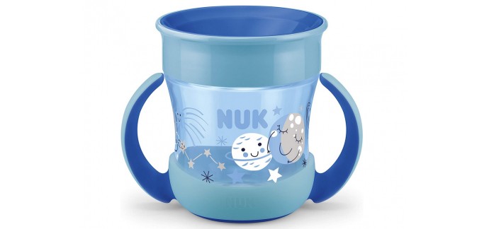 Amazon: Tasse antifuite NUK Mini Magic Cup Night à 6,20€