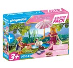 Amazon: Playmobil Starter Pack Reine et Enfant - 70504 à 9,59€