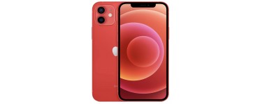 Amazon:  Apple iPhone 12 - 64 Go - Rouge à 799€