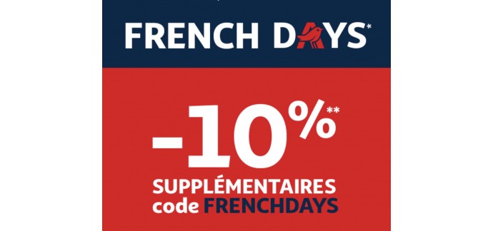 Auchan: -10% supplémentaires sur une sélection d'articles pour les French Days