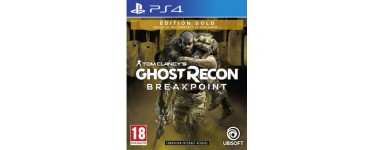 Fnac: Tom Clancy's Ghost Recon Breakpoint Edition Gold sur PS4 à 10,91€