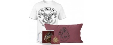 Zavvi: Méga Lot officiel Harry Potter (t-shirt + coussin + tasse) à 20,99€