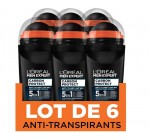 Amazon: [Prime] Lot de 6 déodorant à bille L'Oréal Men Expert Carbon Protect Ice Fresh à 15,10€