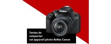 Rakuten: 1 appareil photo Reflex Canon EOS 2000D Noir avec un objectif à gagner