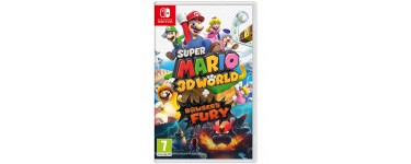 Amazon: Jeu Super Mario 3D World + Bowser's Fury sur Nintendo Switch à 44,49€