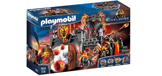 Amazon: Playmobil Forteresse volcanique des Burnham Raiders - 70221 à 109,99€