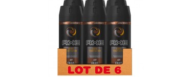Amazon: Déodorant Homme Axe Dark Temptation - Lot de 6x150ml à 14,49€