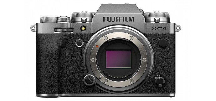 Amazon: Appareil Photo numérique Fujfilm X-T4 sans Miroir, Argent à 1630,21€