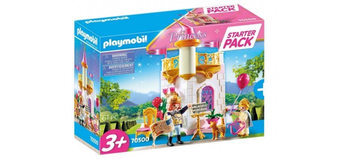 Amazon: Playmobil Starter Pack Tourelle Royale - 70500 à 15,99€