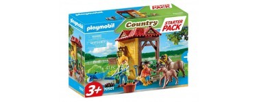 Amazon: Playmobil Starter Pack Box et poneys - 70501 à 15,99€