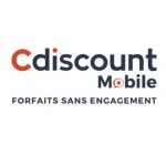 Cdiscount: Forfait mobile appels, SMS et MMS illimités + 100 Go d'Internet à 4,99€ / mois pendant 6 mois