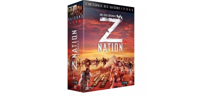 Amazon: Blu-Ray Z Nation - L'intégrale des Saisons 1/2/3/4/5 à 24,99€
