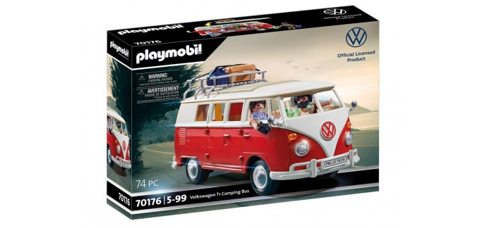 Amazon: Playmobil Volkswagen T1 Combi - 70176 à 29,99€