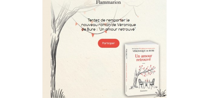 Flammarion: Des romans "Un amour retrouvé" de Véronique de Bure à gagner