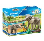 Amazon: Playmobil Elephant et soigneur - 70324 à 18,39€