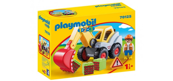 Amazon: Playmobil Pelleteuse - 70125 à 12,56€