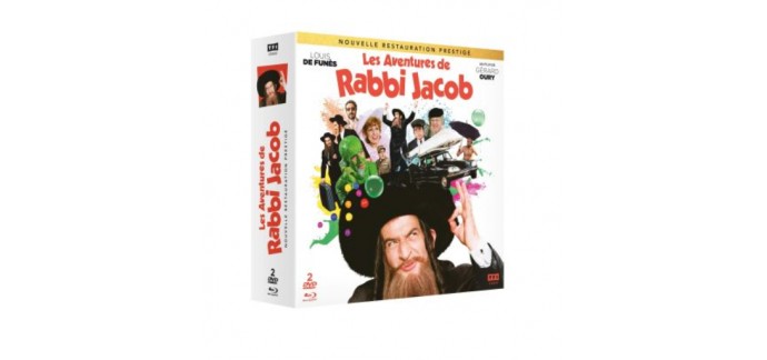 Fnac: Combo Blu-Ray DVD Les Aventures de Rabbi Jacob - Edition Collector à 14,99€