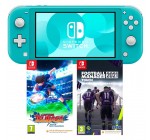 Auchan: Console Nintendo Switch Lite Turquoise + 2 jeux (Captain Tsubasa + Football Manager 2021) à 239,97€