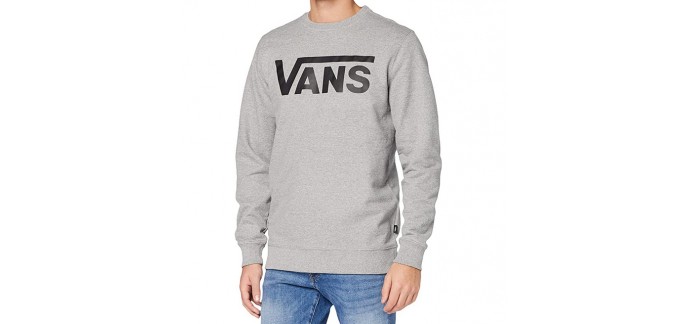 Amazon: Sweatshirt Vans Classic Crew II - Gris Ciment à 44,48€