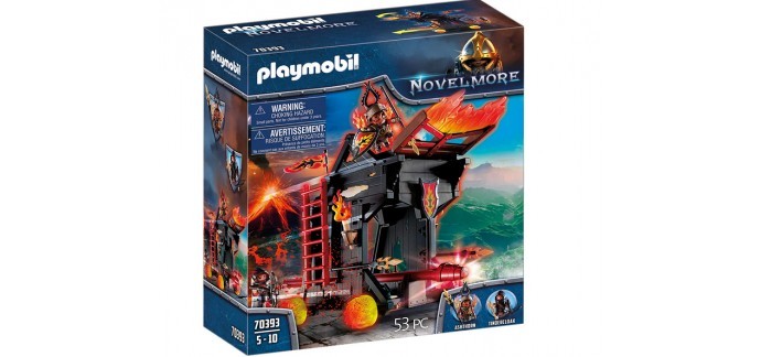 Amazon: Playmobil Tour d'Attaque Mobile des Burnham Raiders - 70393 à 21,34€
