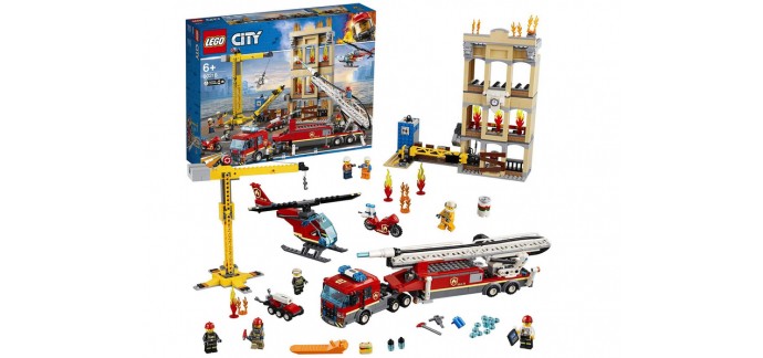 Amazon: LEGO City Les Pompiers du Centre-Ville - 60216 à 127,99€