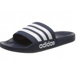Amazon: Chaussures de plage & piscine adidas Cloudfoam Adilette - Bleu à 21,21€