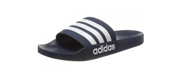 Amazon: Chaussures de plage & piscine adidas Cloudfoam Adilette - Bleu à 21,21€