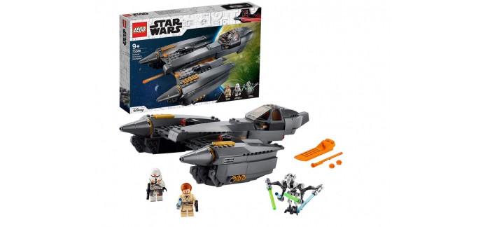 Amazon: LEGO Star Wars Le Chasseur stellaire du Général Grievous - 75286 à 74,39€