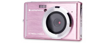 Amazon: Appareil Photo Numérique Compact  AGFA Photo Cam DC5200 - Rose à 34,99€