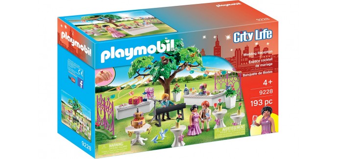Amazon: Playmobil Espace Cocktail de Mariage, 9228 à 34,65€