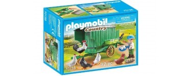 Amazon: Playmobil Enfant et Poulailler - 70138 à 12,99€