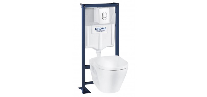 Castorama: Pack WC suspendu sans bride Grohe Solido Harmony à 299€