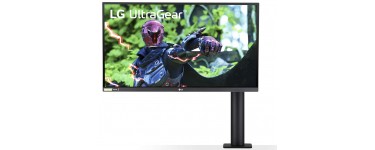 Amazon: Ecran PC 27" LG UltraGear 27GN88A-B - Nano IPS 1ms GtG 144Hz QHD à 506,61€