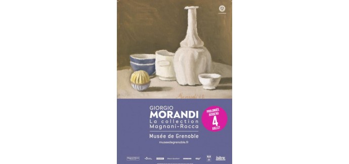 FranceTV: Des catalogues et invitations pour l'exposition "Italia Moderna" et  "Giorgio Morandi" à gagner