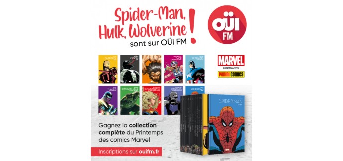 OÜI FM: 1 collection complète de Comics Marvel à gagner