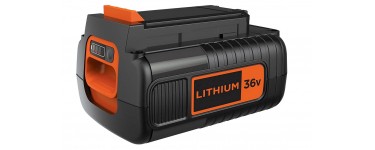 Amazon: Batterie Lithium 36V 2Ah BLACK+DECKER à 71,99€