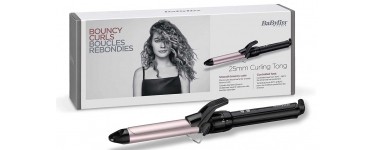 Amazon: Boucleur BaByliss Curling Tong 25mm - C325E à 16,20€