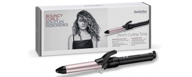 Amazon: Boucleur BaByliss Curling Tong 25mm - C325E à 18,99€