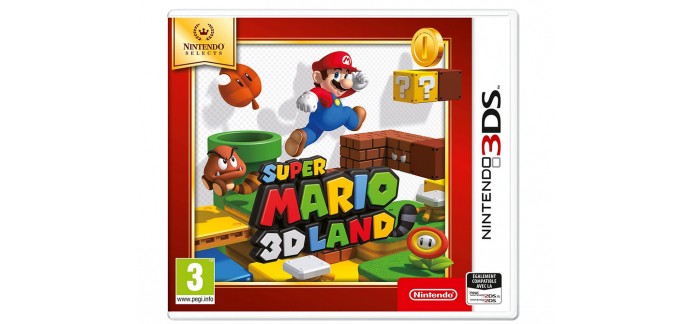 Amazon: Jeu Nintendo 3DS Super Mario 3D Land à 14,99€