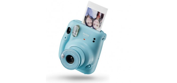 Amazon: Appareil photo instantané Fujifilm instax Mini 11 Sky Bleue à 69,90€